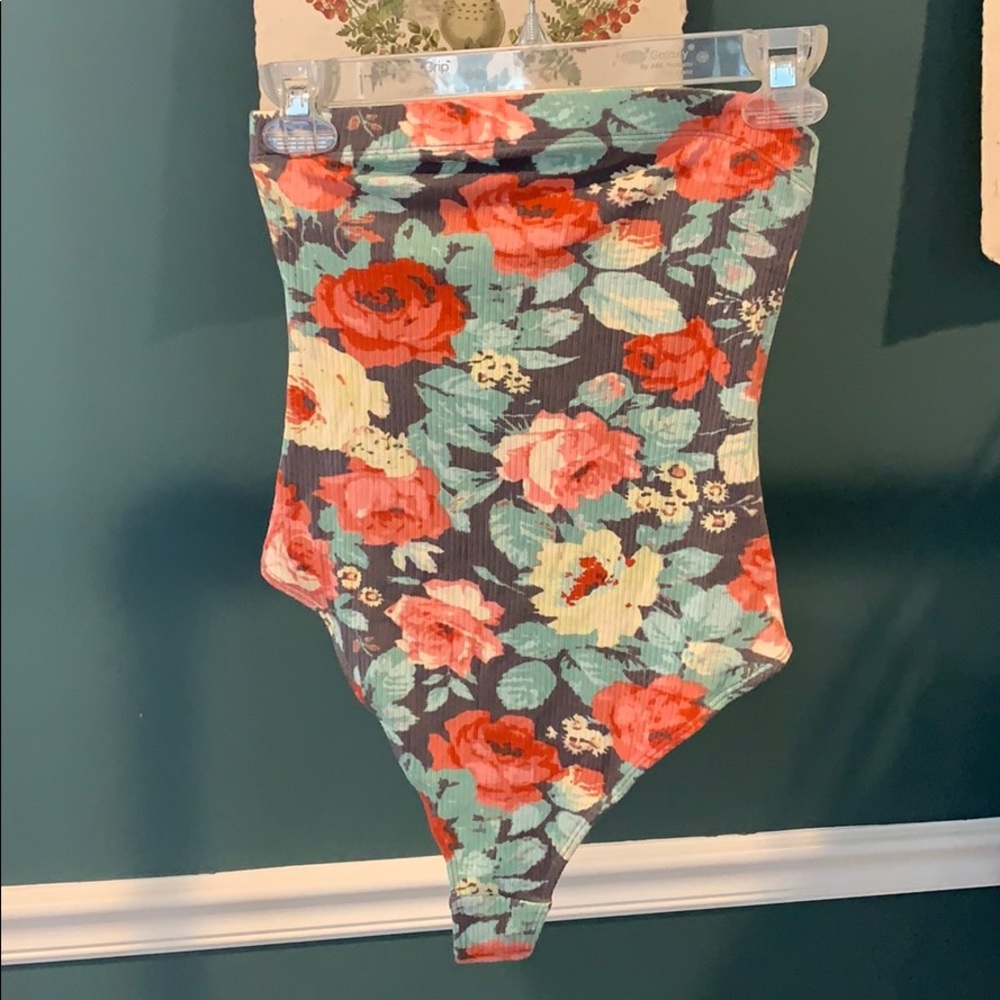 Urban outfitters floral bodysuit